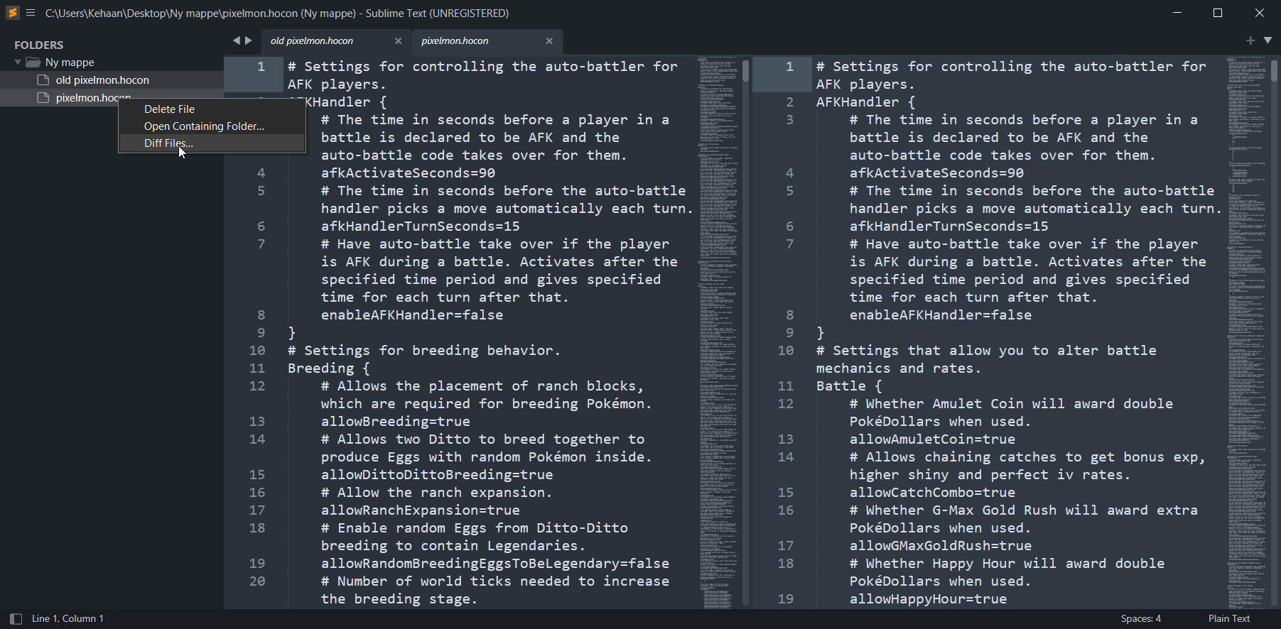 How To Compare Two Text Files In Sublime Text Kehaan s Blog